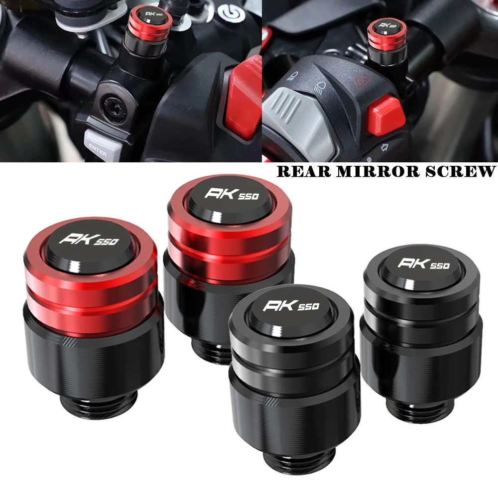 

Motorcycle Accessories For KYMCO AK550 AK 550 2017-2023 2022 2021 2020 2019 2018 Tire Valve Stem Caps Covers Rear Mirror Screw