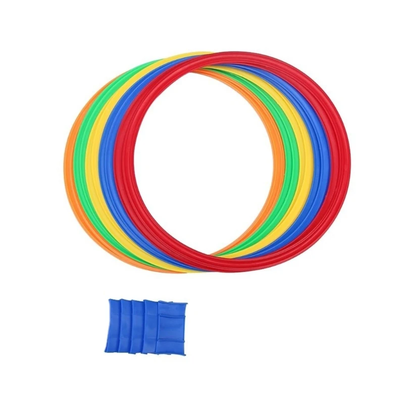 

Interactive Jumping Hoop Set Indoor Sport Toy for Toddler Family Party Game Jump Rings Set Toddler Outdoor Sports Game X90C