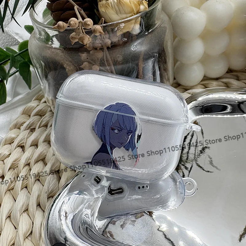 Cool Anime Cyberpunk Edgerunners TPU Earphone Protective Case