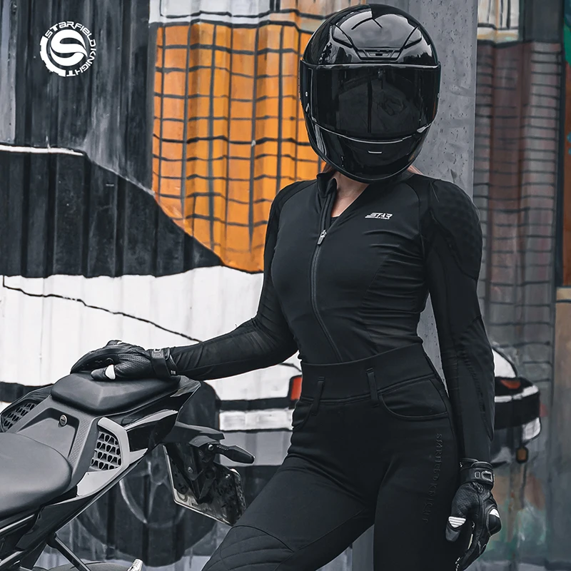 Chaqueta motociclista para mujer, ropa ajustada de armadura corporal, equipo de protección CE, - AliExpress