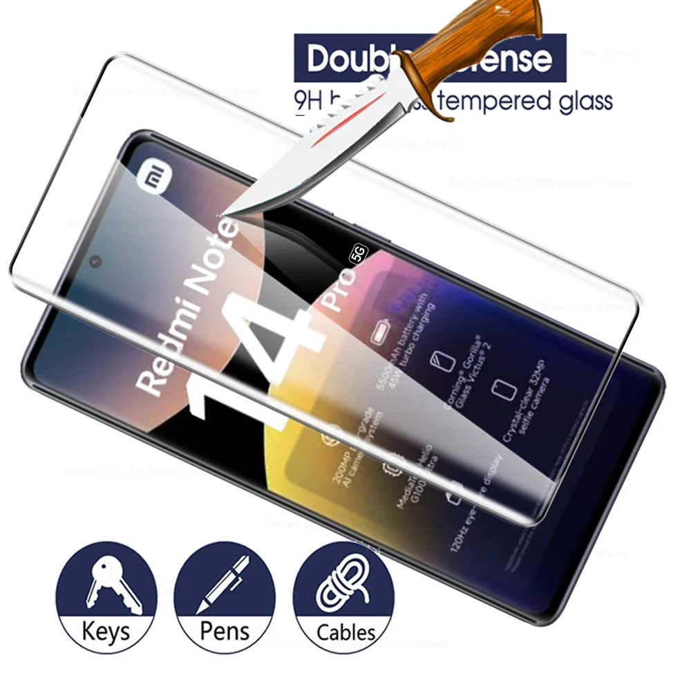 Premium 4-Piece Tempered Glass Screen Protector Set with Durable Protective Case