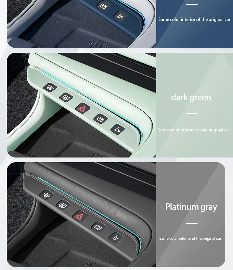 Central control button pad For ZEEKR 001 2024 2025 2023 silicone pad Scratch res