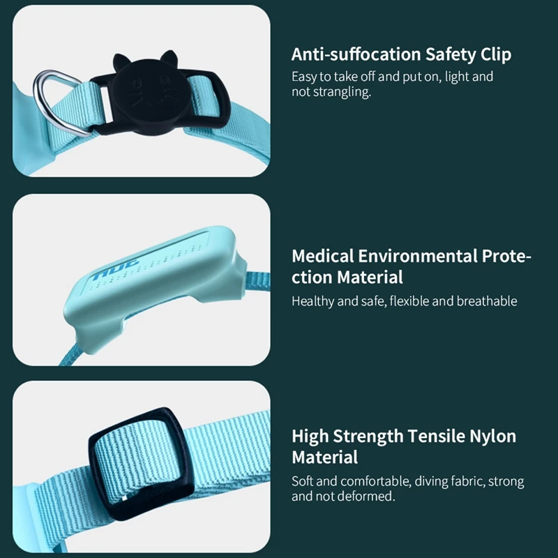Nut Waterproof Bluetooth GPS Pet Locator Anti-Lost Collar Dog Cat Smart Positioning Tracker Positioning