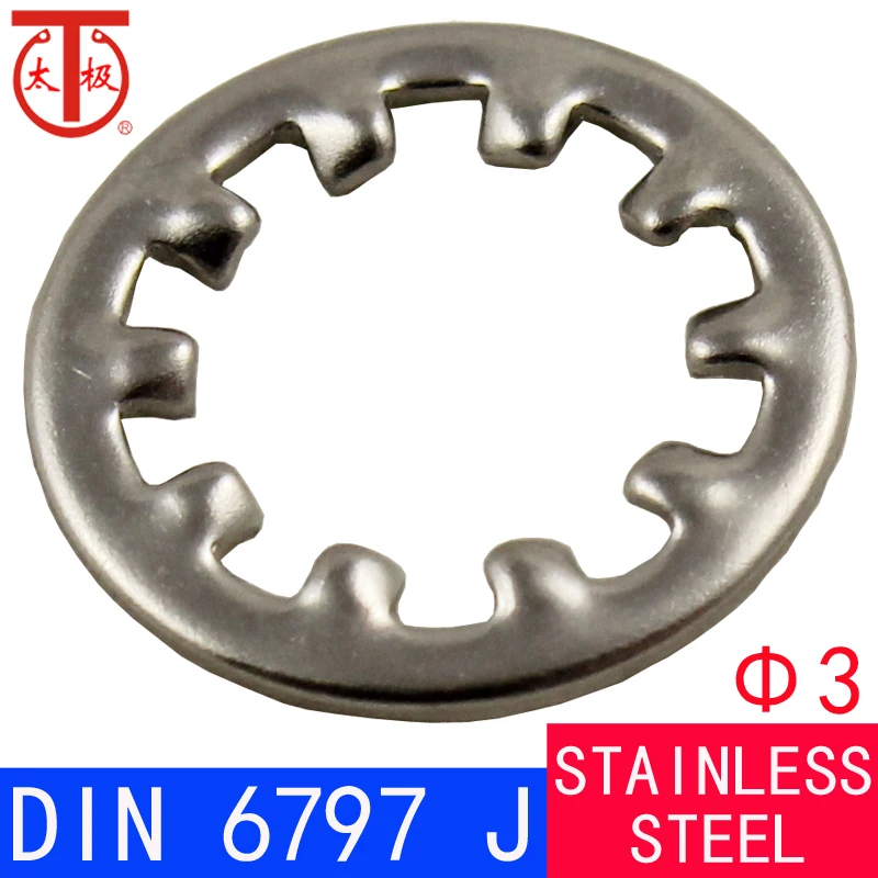 ( 3 ) DIN6797.J internal tooth lock washer(Toothed lock washers Type J,with internal teeth) 1000 pieces/lot