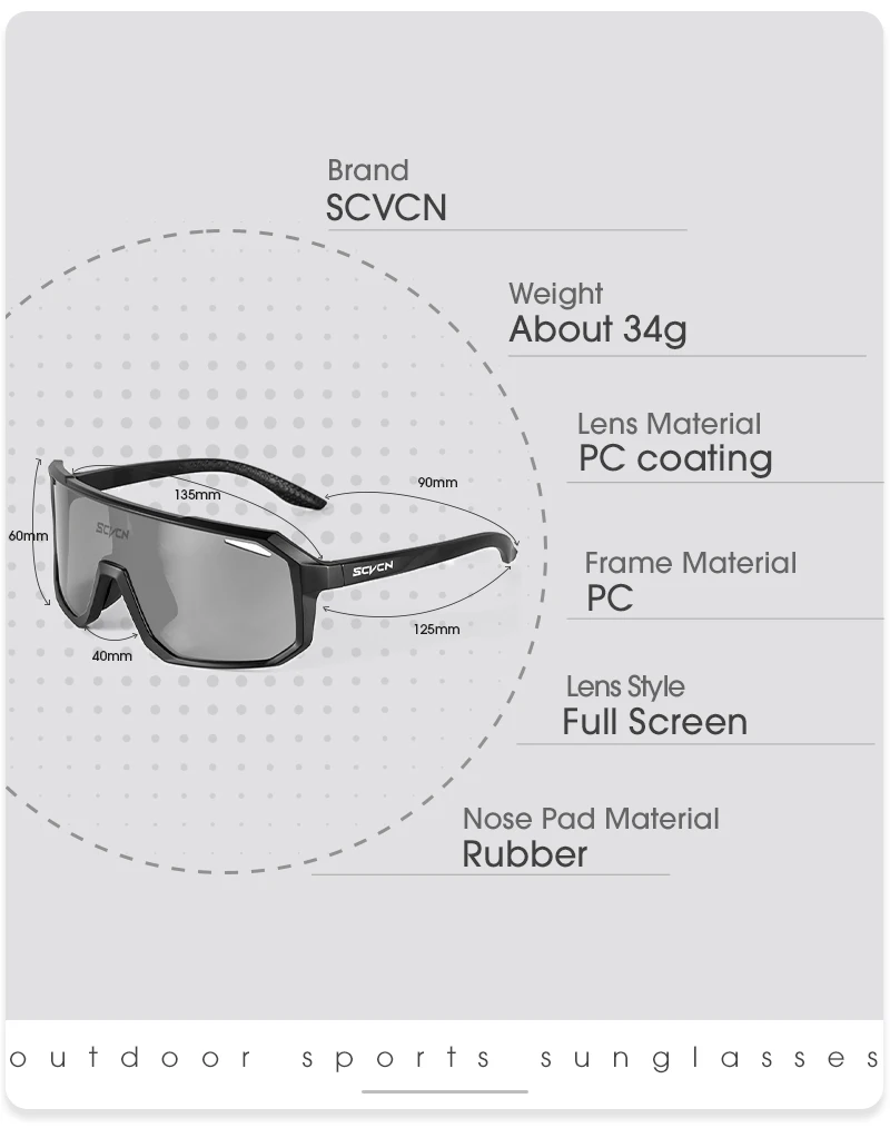 Men Women Mountain Bike Cycling Glasses