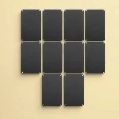 10Pcs 빈 금속 사인 알루미늄 이름표 조각 문패 다기능 DIY 용품 호텔 사무실 홈 러스틱 태그