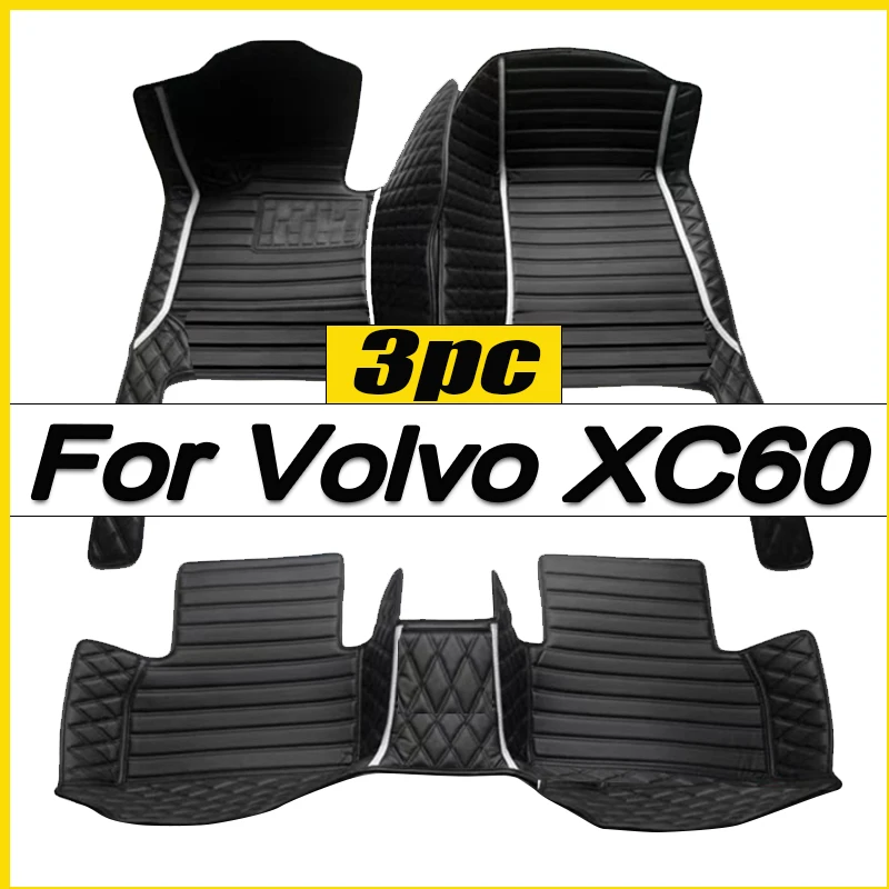 

Car Floor Mats For Volvo XC60 2016 2017 Custom Auto Foot Pads Automobile Carpet Cover Interior Accessories