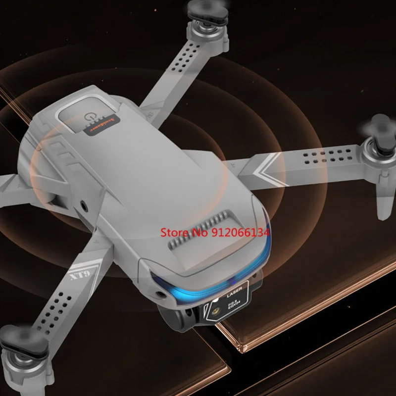3방향 장애물 회피 WiFi FPV 4K HD 듀얼 카메라 RC 드론 2.4G 광학 흐름 호버 원키 리턴 접이식 RC 쿼드콥터