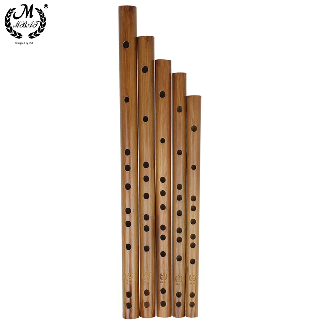 MABT 6 Holes Piccolo Bamboo Velvet Bag Traditional Chinese Piccolo Instrument Classical Bamboo Flute C/D/E/F/G Tone