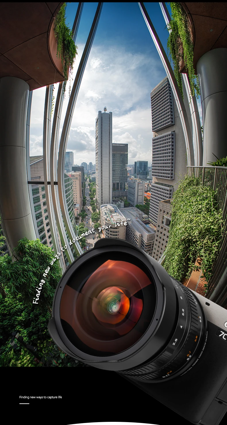 Brightin Star 11mm F2.8ソニーEマウントFullframe Brightin Star 11mm F2.8 Full Frame Fisheye Lens For Sony E