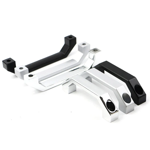 มือจับตู้อลูมิเนียมอุตสาหกรรม แบบหนา สีดำ ทรงสี่เหลี่ยม มือจับตู้ครัวอุตสาหกรรม สีดำ 1