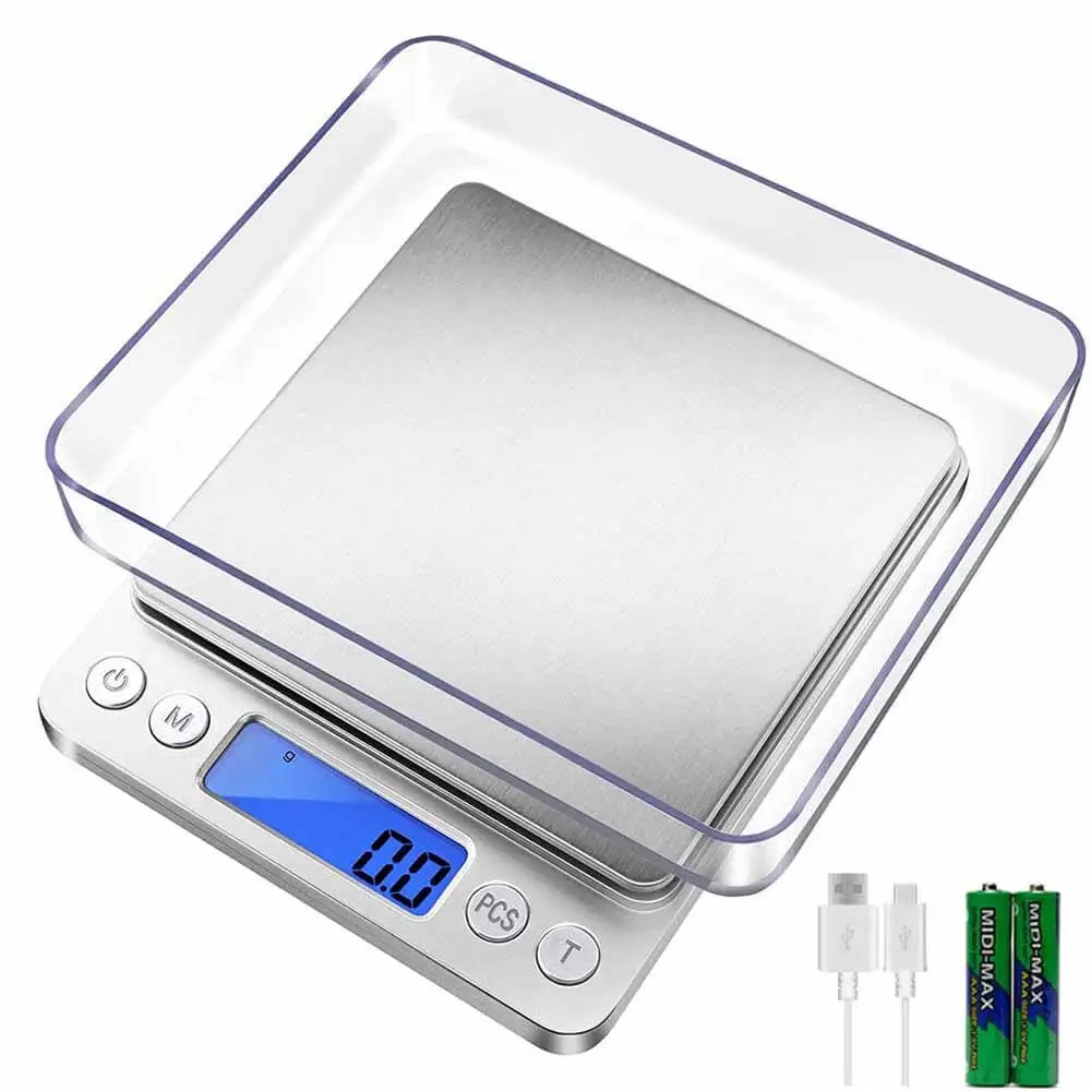 Digital Kitchen Scales USB Charging 10kg 1g Mini Food Scales Electric  Cooking Scales Waterproof Digital Scale USB - AliExpress