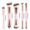 41420-c0a6d2.jpg Professional Double-Headed Makeup Brush Set Wooden Handle Dual-Ended Beauty Tools with Makeup Sponge for Makeup Artistry