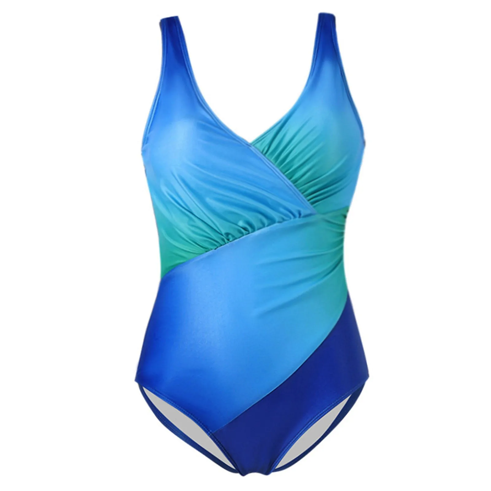 One-Piece Swimsuits Women'S Sports Swimwear Sport Swimsuit Open Back Beach Wear Bathing Suit Rainbow Gradient Beach Swimwear - 4