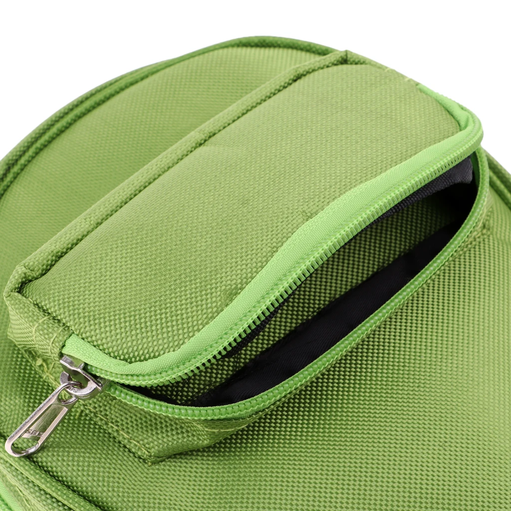 Table Tennis Racket Bag Waterproof Pong Paddle Bat Pouch with Ball Case