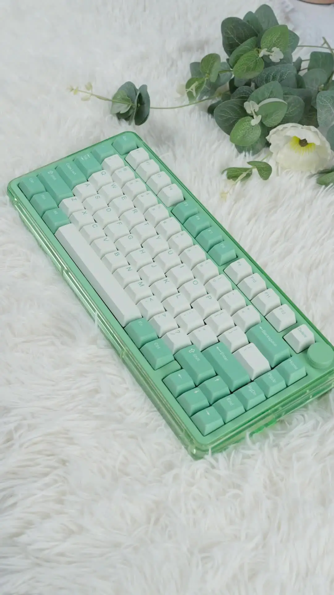 KiiBOOM Breeze 75 75% アルミニウム & アクリル ホットスワップ対応