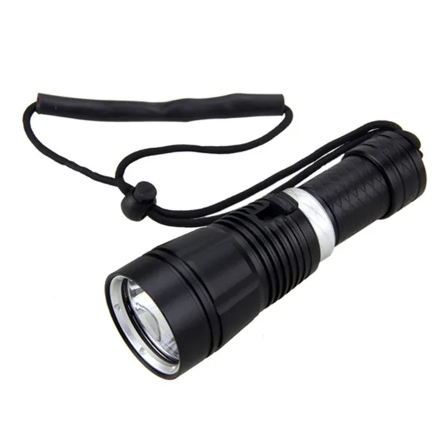 Powerful LED Diving Flashlight Super Bright Professional Underwater
