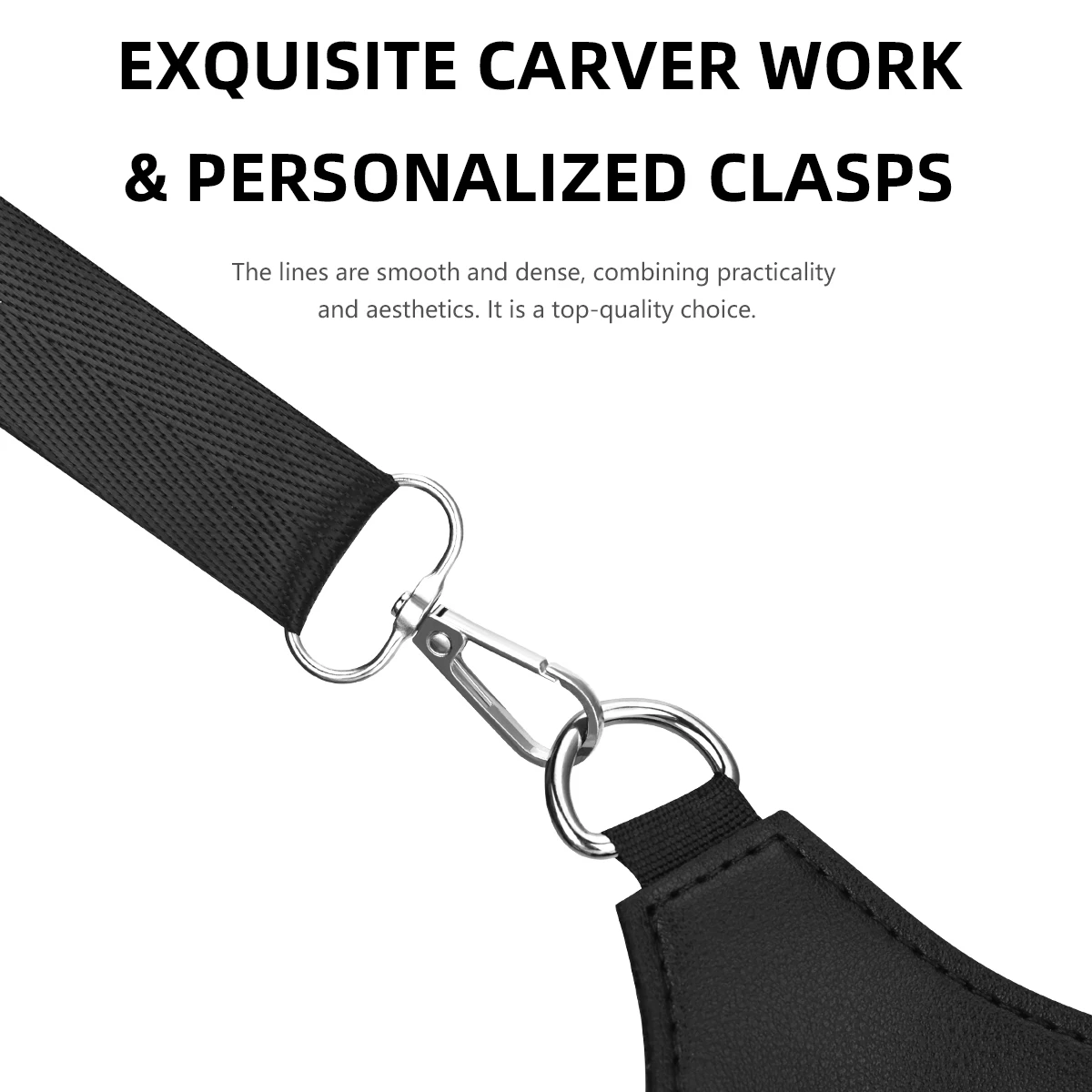 Premium PU Leather Barber Waist Holster - Adjustable Salon Tool Storage Pouch