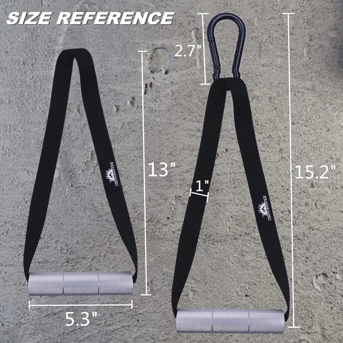 Description Picture 4 of itemPull Up Resistance Bands Handle Aluminium Metal Grips for Cable Machine Workout T-bar Row Training Portable Home Gym Handles