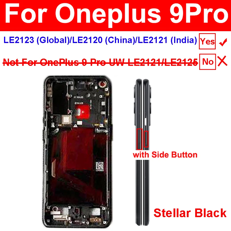 Middle Frame Housing For Oneplus 1+ 9 9R 9 Pro 10 Pro 9RT 5G Front 