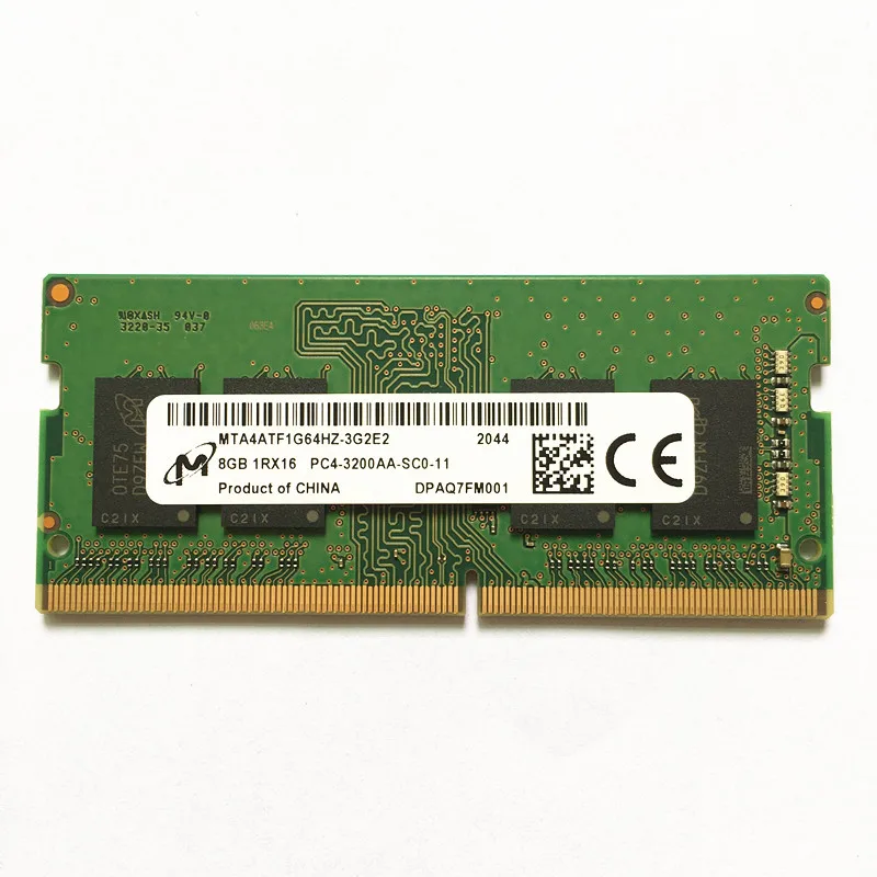 Description Picture 3 of itemMicron DDR4 8GB 3200 MTA4ATF1G64HZ-3G2E2 8GB 1RX16 PC4-3200AA-SC0-11 SODIMM 260PIN Laptop Memory DDR4 RAMs 1.2V 1pcs