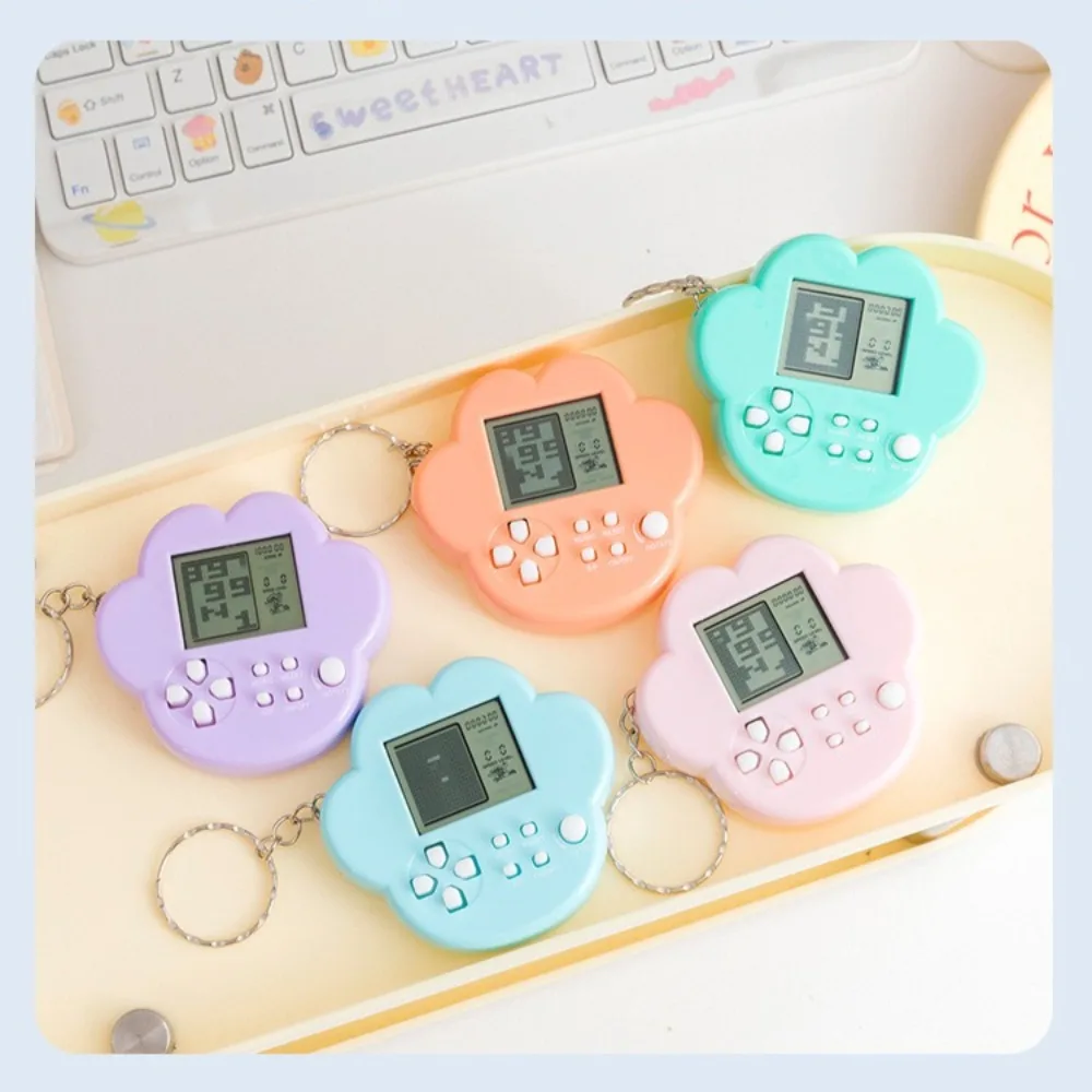 NostalgicTamagotchi 가상 전자 애완동물 열쇠고리, 미니 사이버 디지..