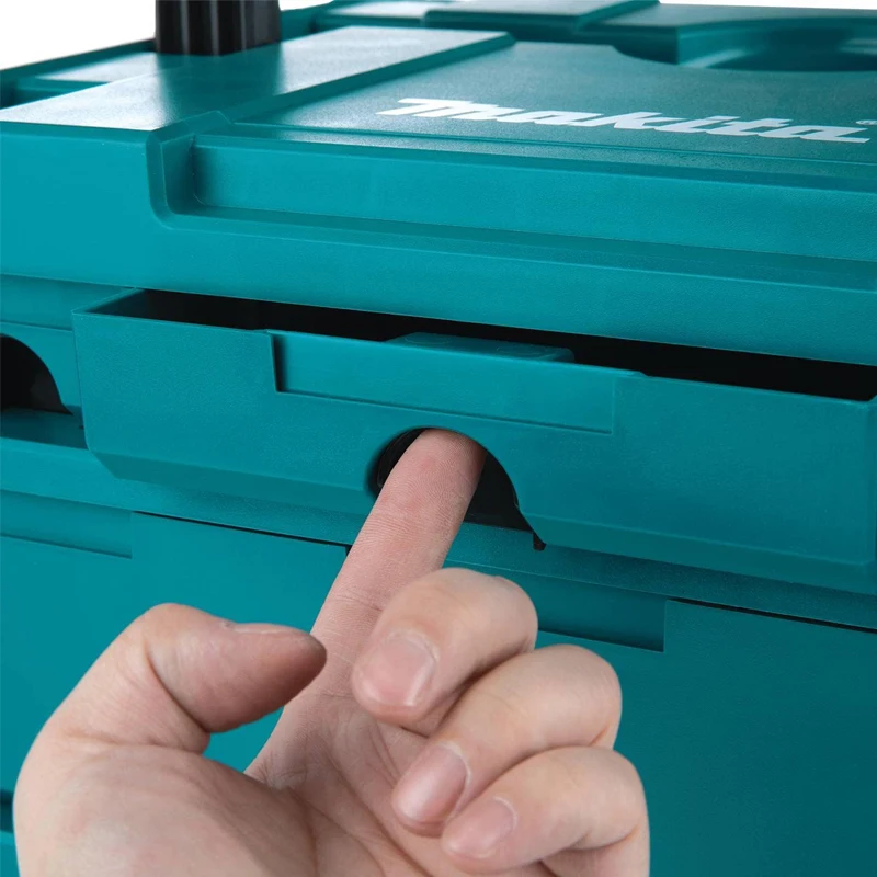 Makita P-84349 5 Drawer Interlocking Case 12-1/2" x 15-1/2" x 11-5/8"  Two Dividers DIY Storage Spare Parts Stackable Portable 4