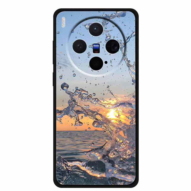 Black TPU Soft Silicone Phone Case  - Fashionable Anime Design with Protective Bumper