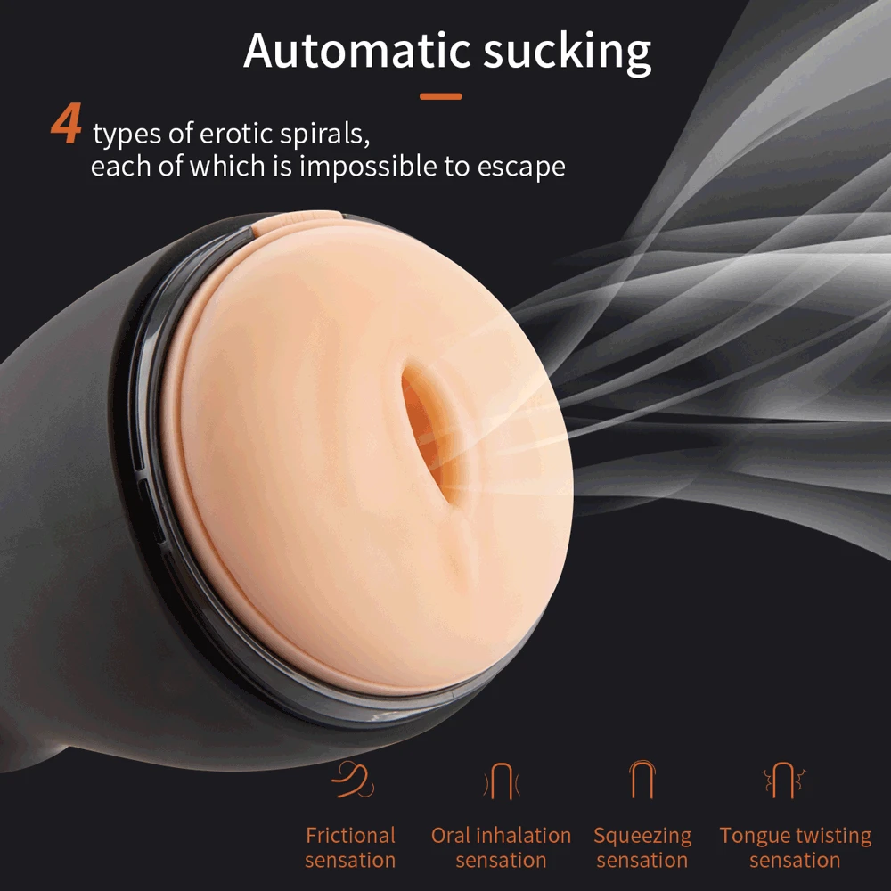 3 Male Sucking Mastubator Vibration Blowjob Machine Masturbation Cup Sex Toys Adult Goods For Men Masturbate_voghion.com