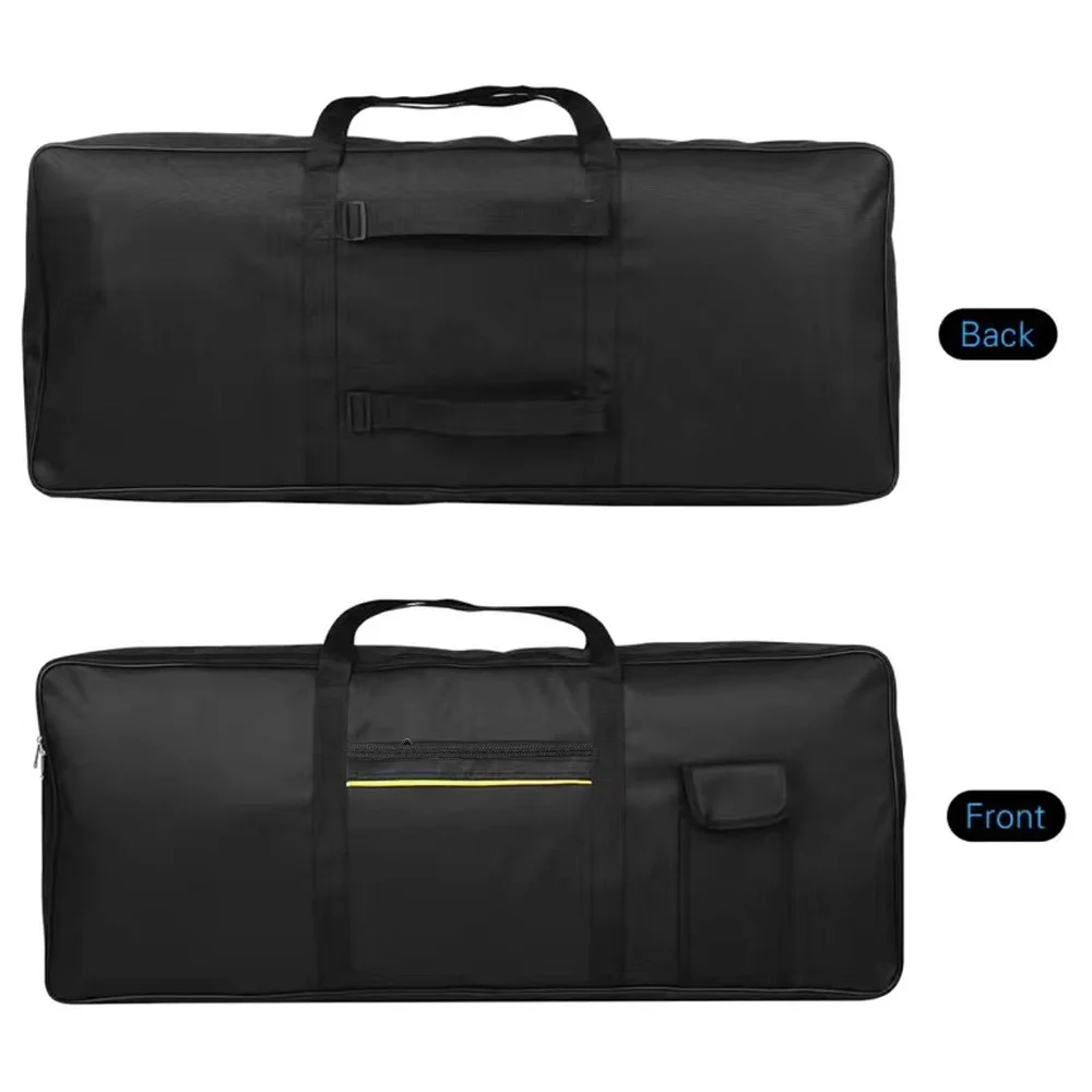 The New 61 Key Electronic Keyboard Storage Bag Is Made of Nylon Material Paired with An Engrave Image Print Pattern Storage Bag