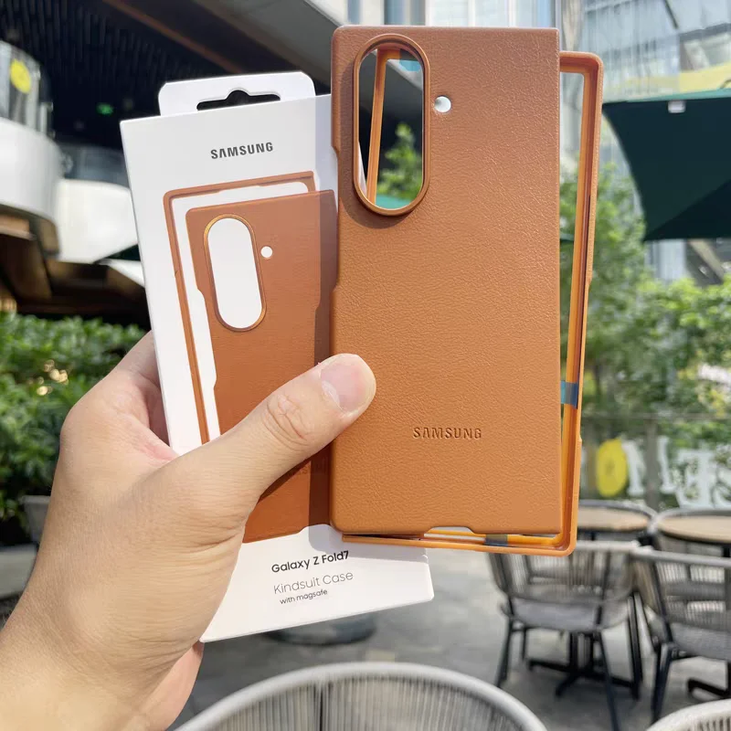 حافظة مغناطيسية جلدية أصلية قابلة للطي 7 لهاتف سام...