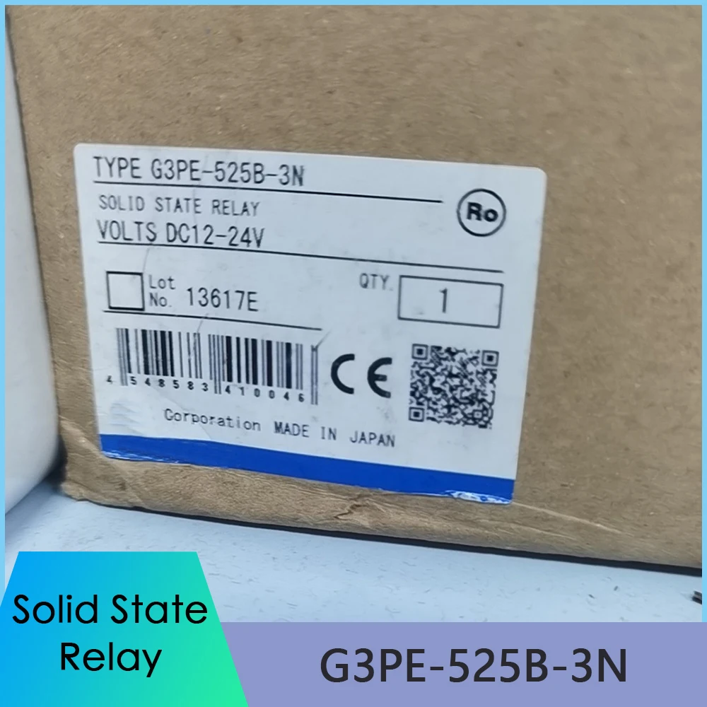 With Box G3PE-525B-3N Solid State Relay DC12-24V AC200-480V Fast Ship High Quality 2 With Box G3PE 525B 3N Solid State Relay DC12 24V AC200 480V Fast Ship High Quality