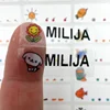 120pcs Name Sticker Personalized First Name Label Custom Waterproof Kawaii Stickers for Children School Stationery Waterbottle 6