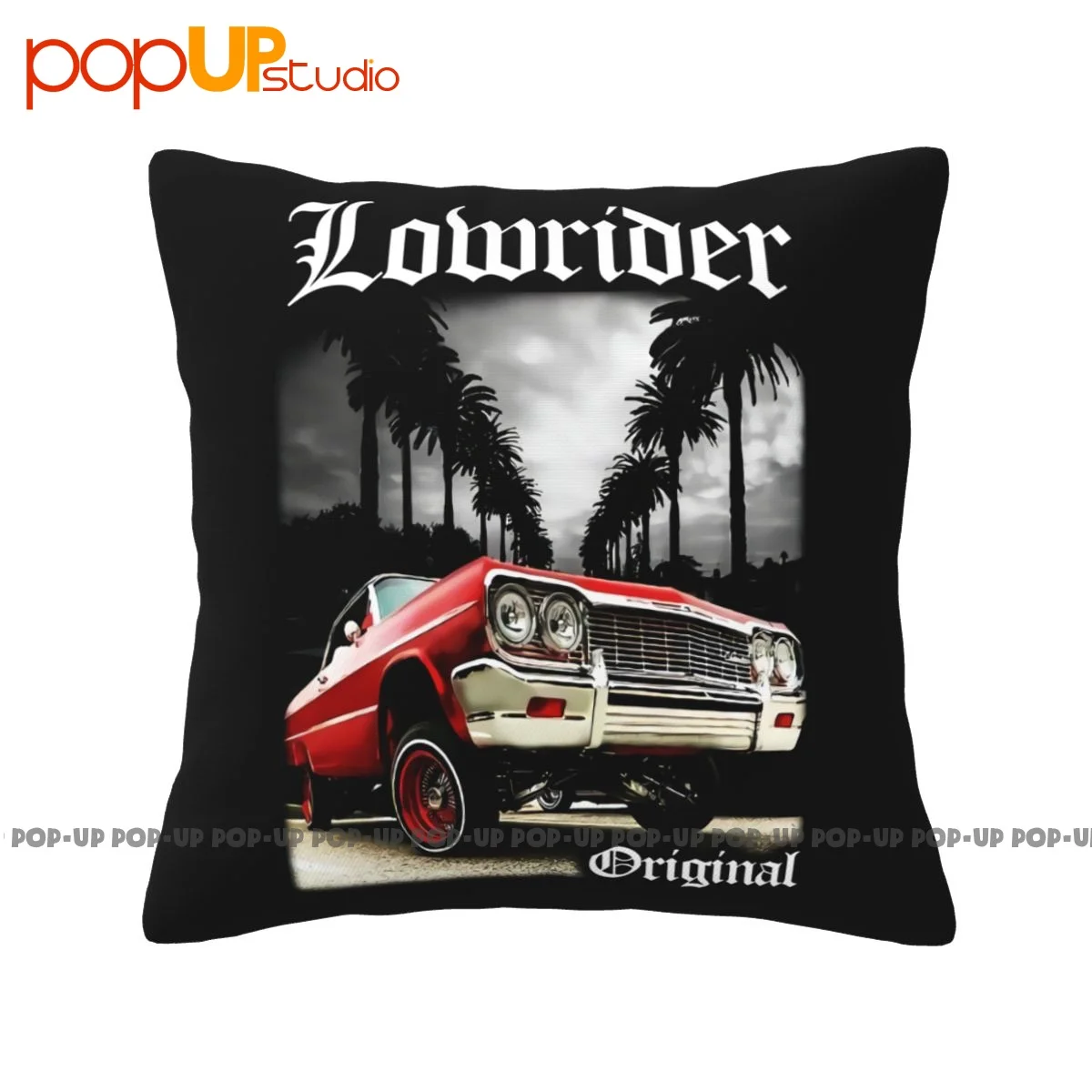 커스텀 로우 라이더 베갯잇 투척 베개 커버, 빈티지 장식 고밀도, 오리지널 