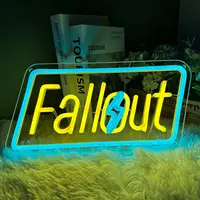 Fallout Neon Signs for Wall Decor, for Man Cave Bedroom Living Room Game Room, Gift for Boys Girls Christmas Birthday Party 1