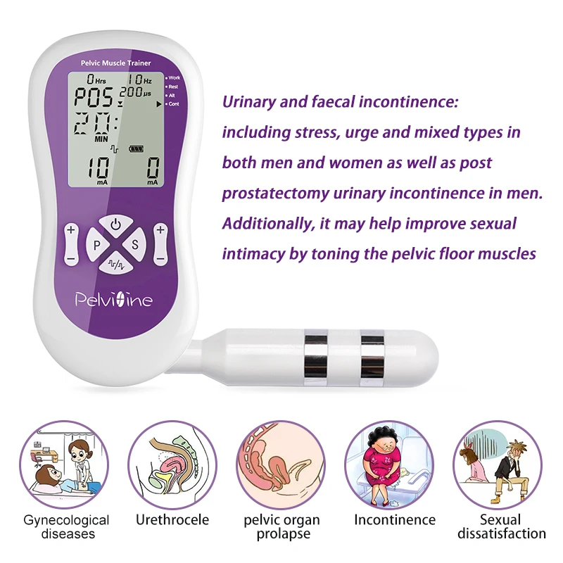 iStim V2 Kegel Exerciser Incontinence Stimulator with Probe for Bladder  Control and Pelvic Floor Exercise for Women and Men Electrical Muscle  Stimulator (EMS)