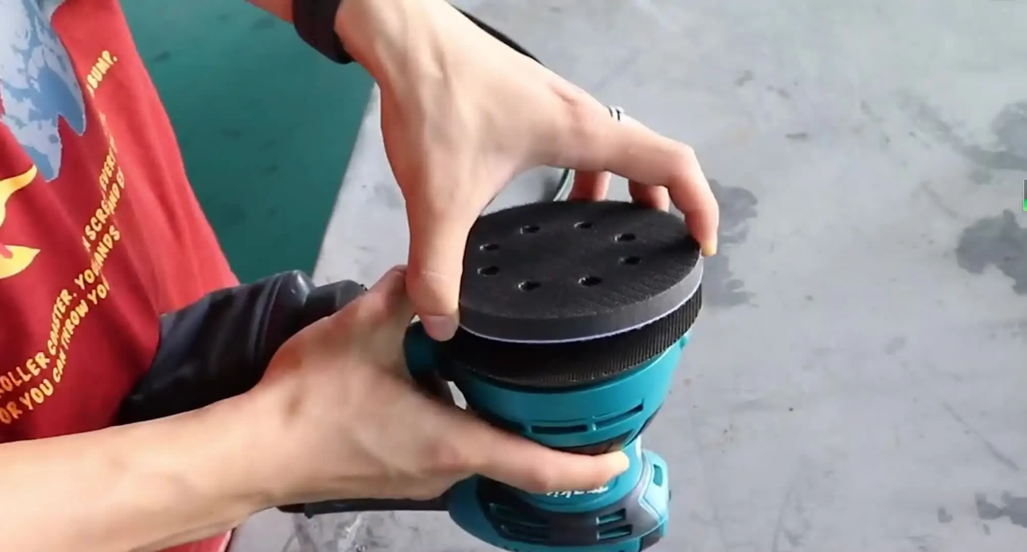 2pcs Éponge Douce Tampon D'interface 150mm Tampon De Ponçage 53 Trous Pour Ponceuse Coussin