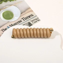 Women's Spiral Hair Tie - Rubber Curly Ponytail Holder & Accessory (9)