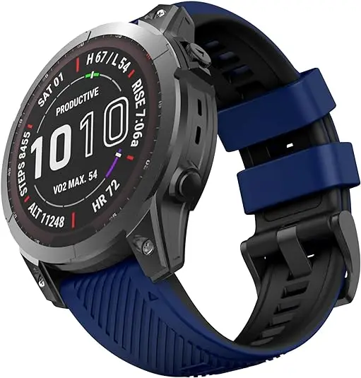 Premium Silicone QuickFit Watch Strap - Universal 22mm & 26mm Band
