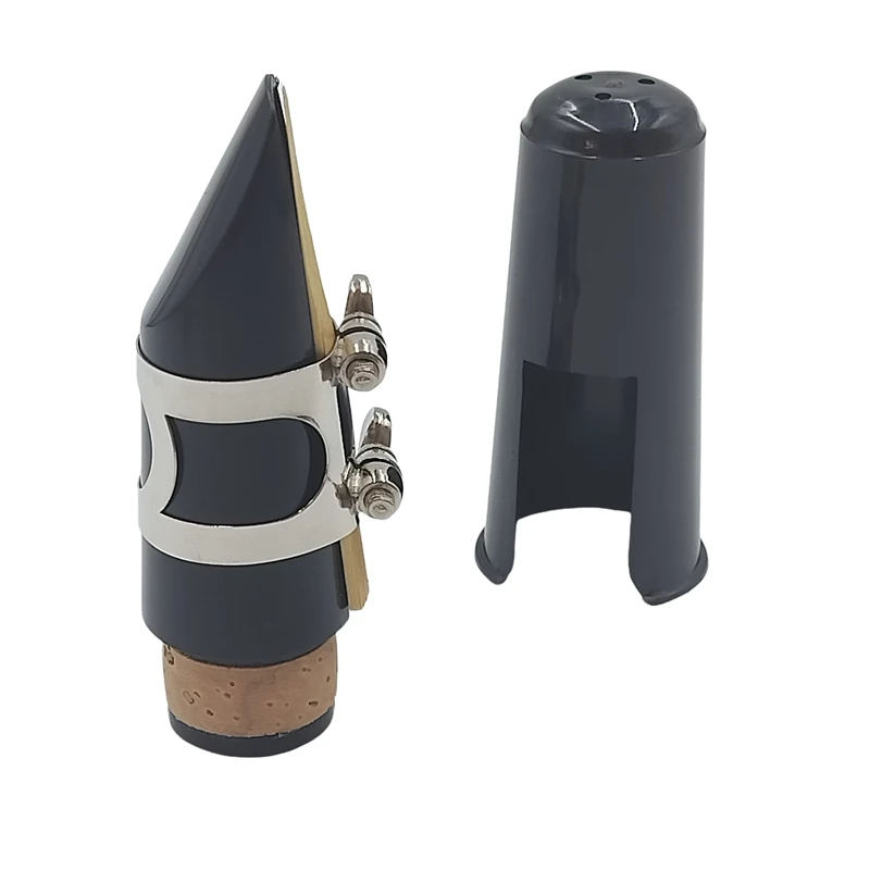 Bb Clarinet Mouthpiece with Plastic Cap ligature Reed Woodwind Instrument Accessories