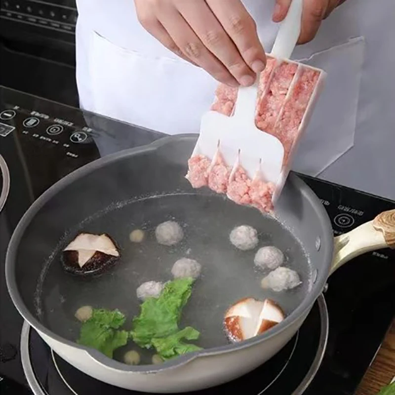 1 Set Meatball Maker Fried Fish Beaf Meat Making Balls Mold Spoon Meat Tools Kitchen Gadgets Cooking Accessories