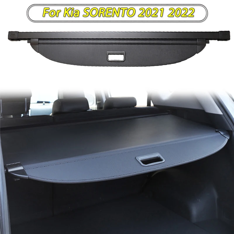 For Kia SORENTO 2021 2022 PU Leather Car Retractable Rear Trunk Cargo