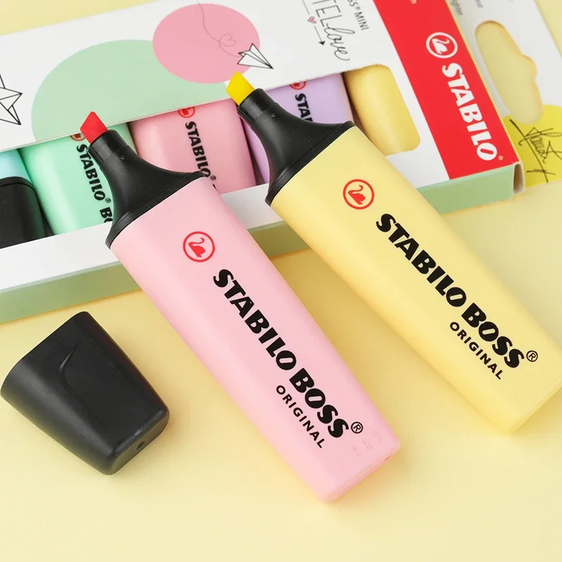 6/9/15 Colors STABILO Highlighters Drawing Pen Marker Pen for Student School Office Supplies Cute Kawaii Stationery Art Supplies - 5