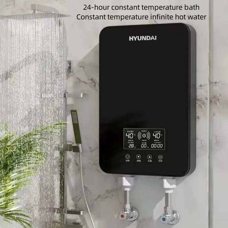 Sl-a1-80 Calentador de agua eléctrico instantáneo Hogar Temperatura  constante inteligente y calentamiento rápido Máquina de baño de ducha  pequeña