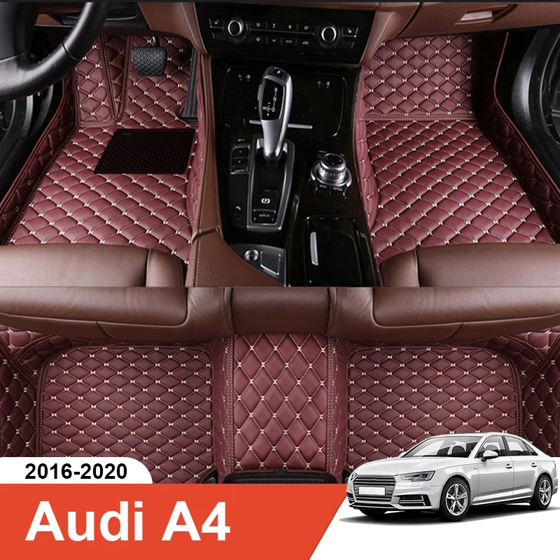 

Custom Fit Car Floor Mat for Audi A4 2016 Accessories Interior ECO Thick Carpet Customize for Left and Right Drive