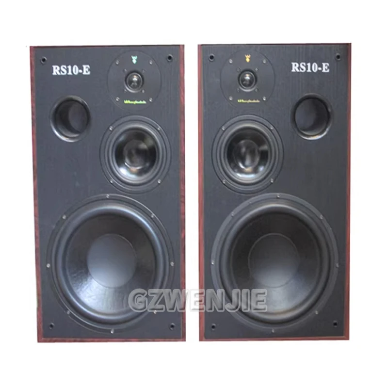 250W 8Ohm 10 Inch Speaker Bass Silk Film Tweeter RS10-E Hifi Bookshelf Speaker Passive Monitor Sound Box