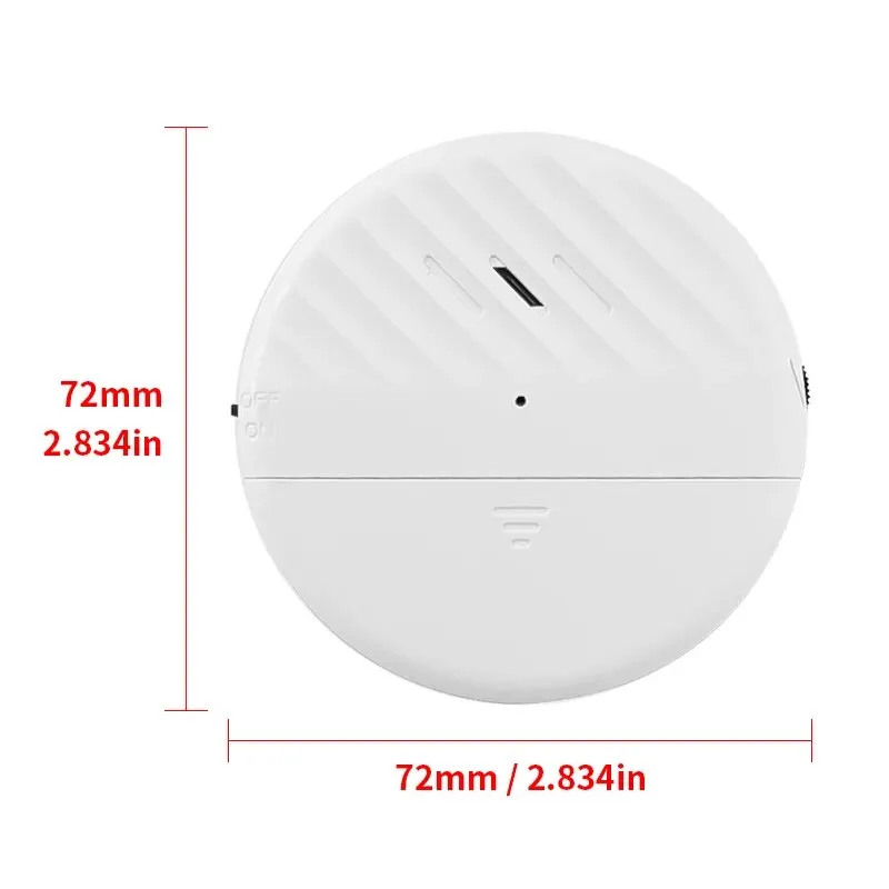 Compact Battery-Powered Vibration Alarm with 125dB Siren | Security Solution