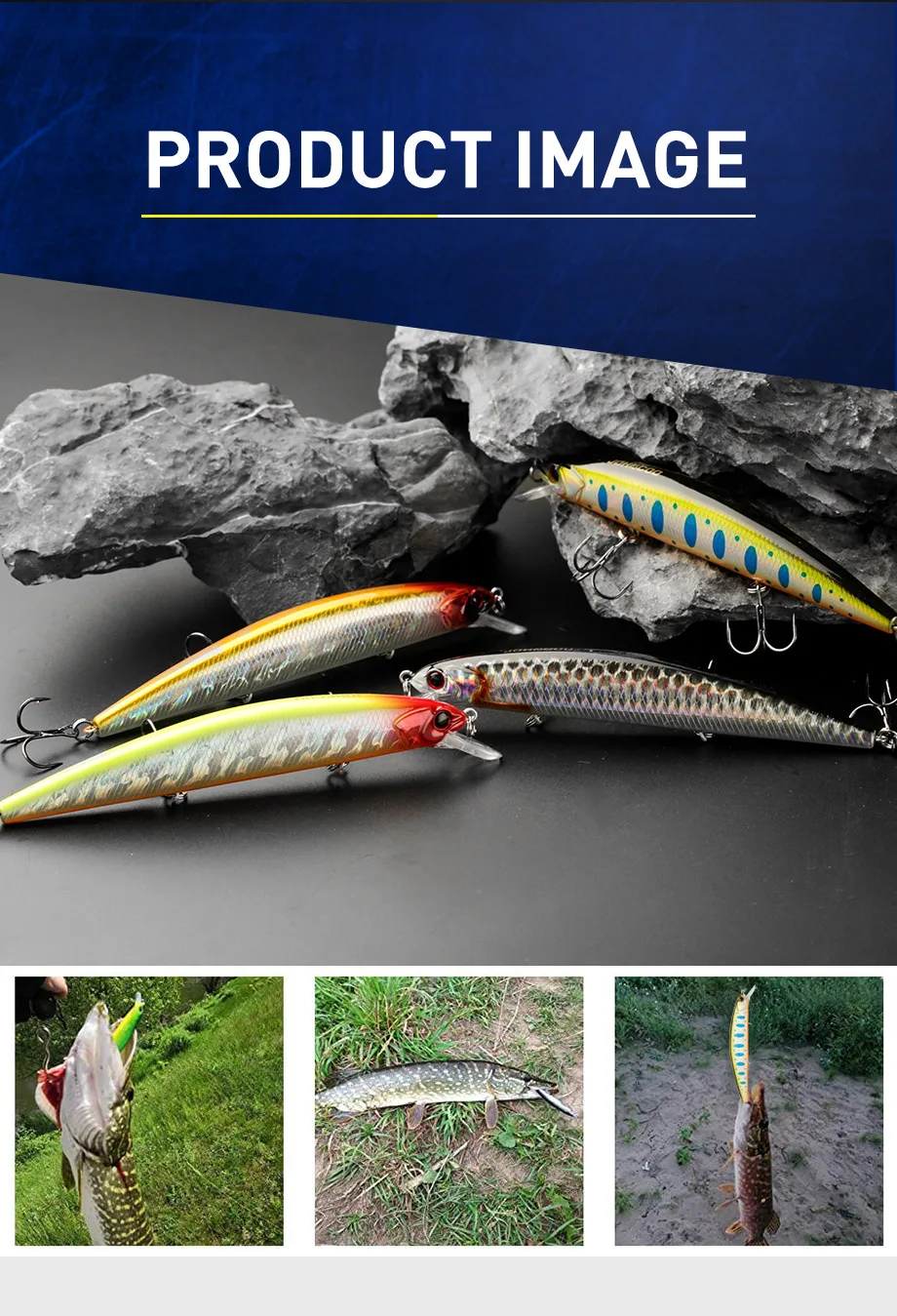 Johncoo 13 cm 21 g Suspend Fishing Lure Dive 1,8 m Angelköder Wobbler Hartköder hochwertige professionelle Elritze für Angelgeräte – Detail 8