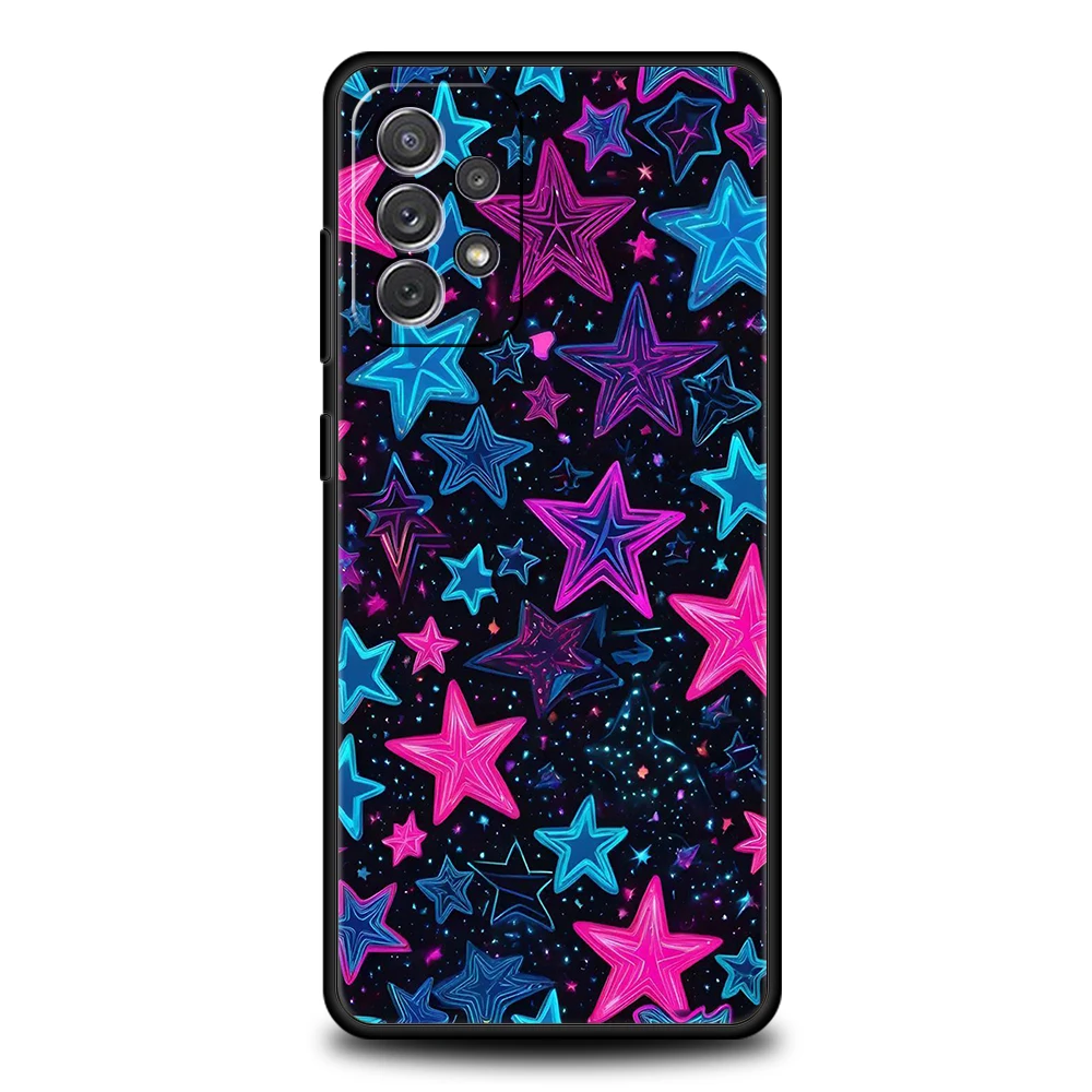 Colorful Stars Phone Case with Vibrant Design
