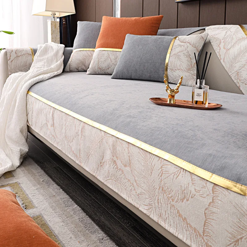 

New Chenille Sofa Cover for Living Room Modern Sofa Cushion Mat Couch Protector Covers Soft Thicken Chair Sofa Towel Home Decor